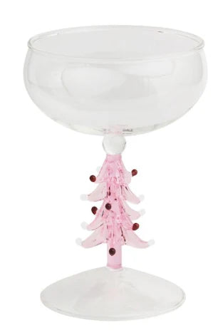 Christmas Coupe Style Glass (Assorted Styles)