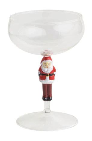 Christmas Coupe Style Glass (Assorted Styles)