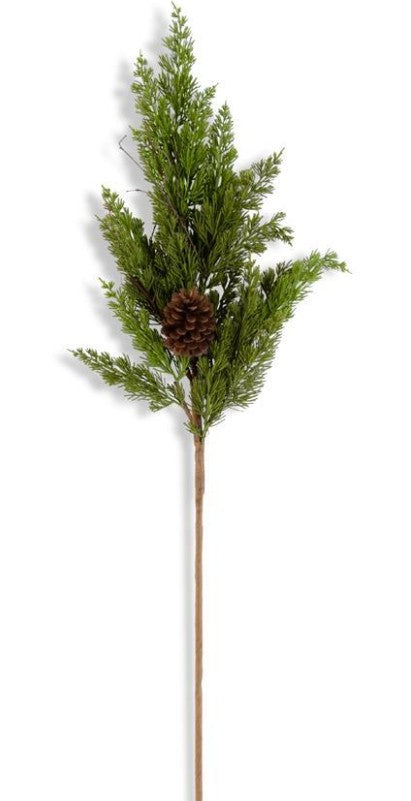 43.5 Inch Real Touch Cedar Pine Branch