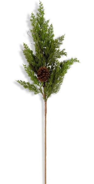 43.5 Inch Real Touch Cedar Pine Branch