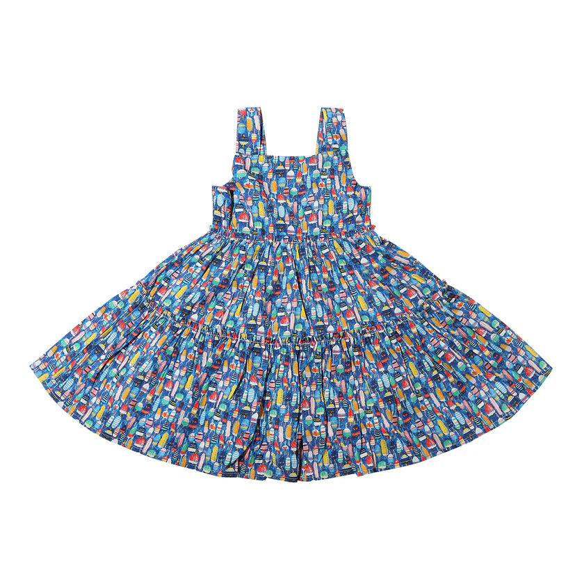Sloane Dress in Nautical Bouys