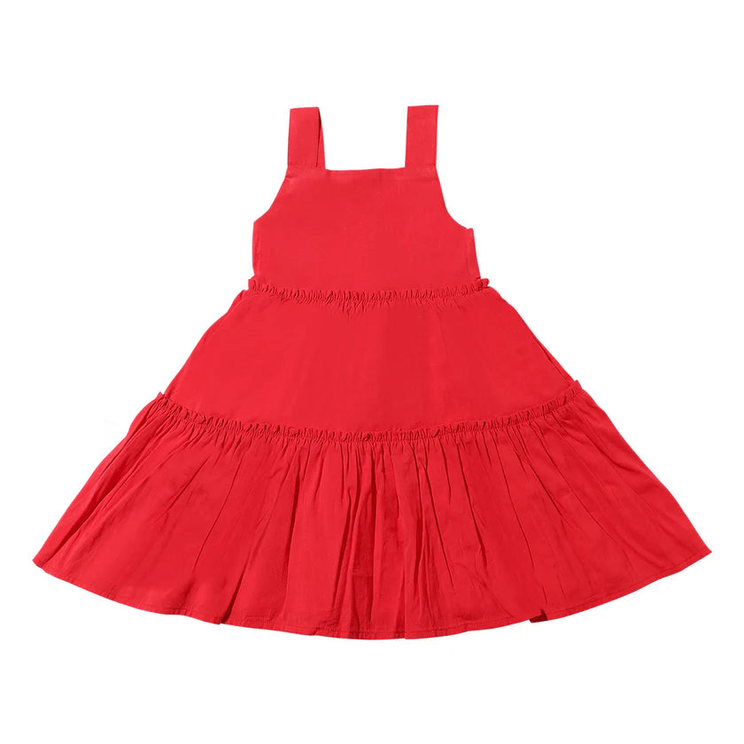 Sloane Dress in Red