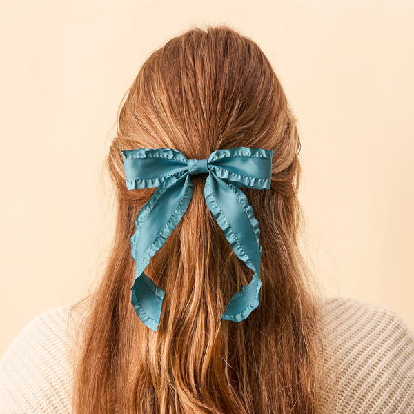 Ruffle Hair Bows