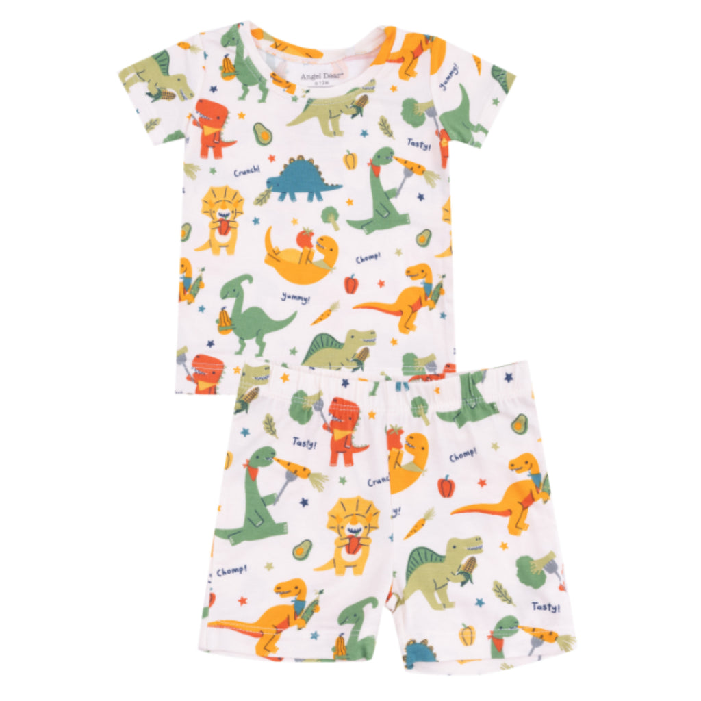 Veggie Dinos Loungewear Short Set
