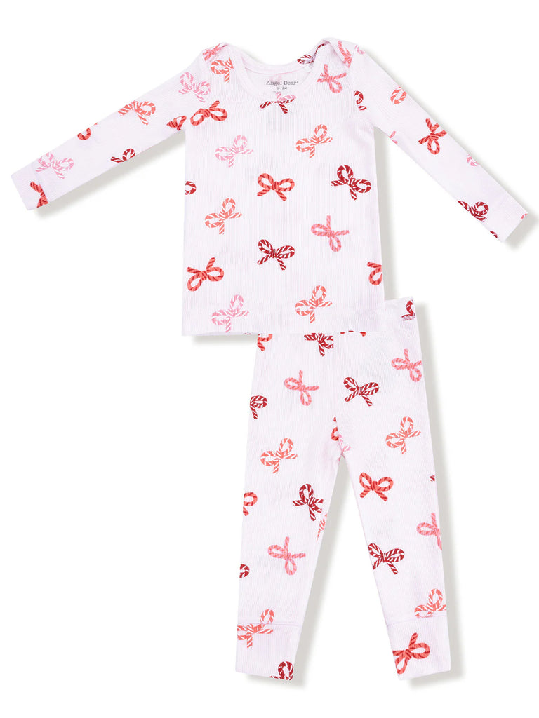 Candy Cane Bows Loungewear Set