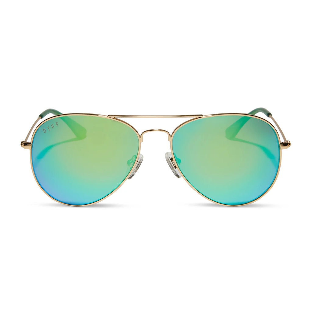 Cruz Gold + Green Mirror Polarized