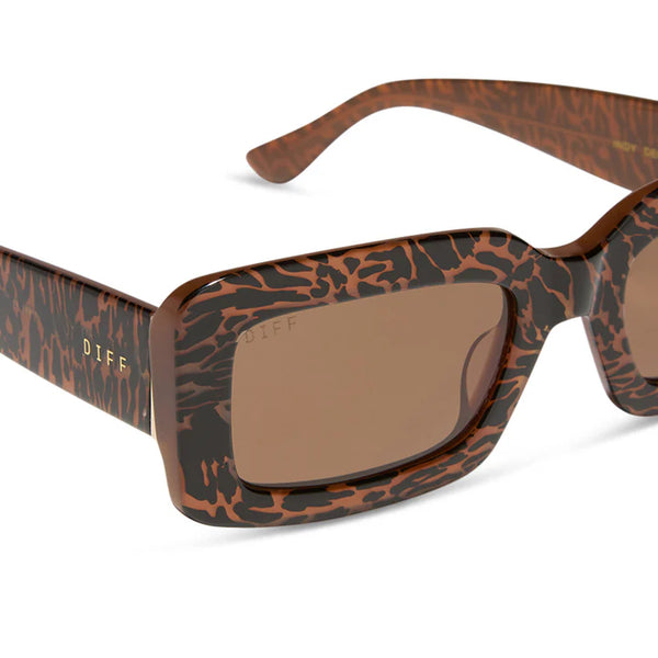 Indy Animal Rectangle Sunglasses