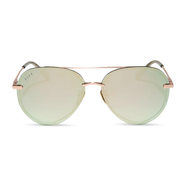 LENOX BRUSHED CHAMPAGNE + COOL MATCHA MIRROR POLARIZED