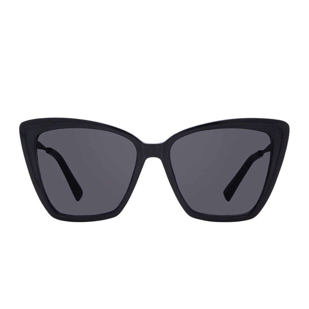 BECKY II - BLACK + DARK SMOKE POLARIZED