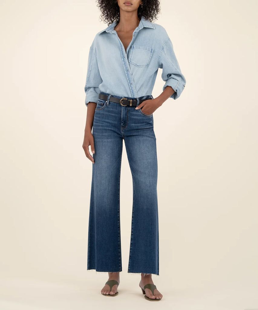 Meg High Rise Fab Ab Wide Leg