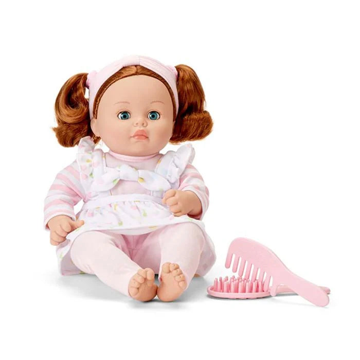 My Little Girl in Polka Dot Pinafore Doll