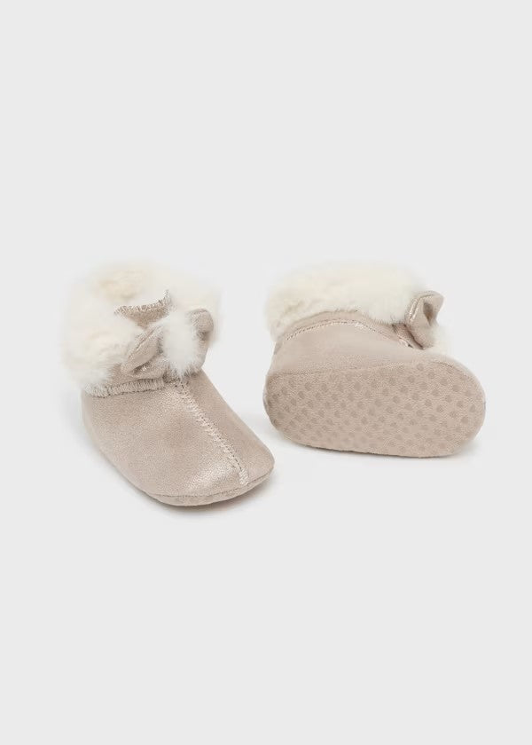 Infant Fur Ankle Soft Sole Boots