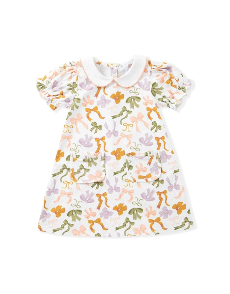 Bows Proper Dress with Pockets