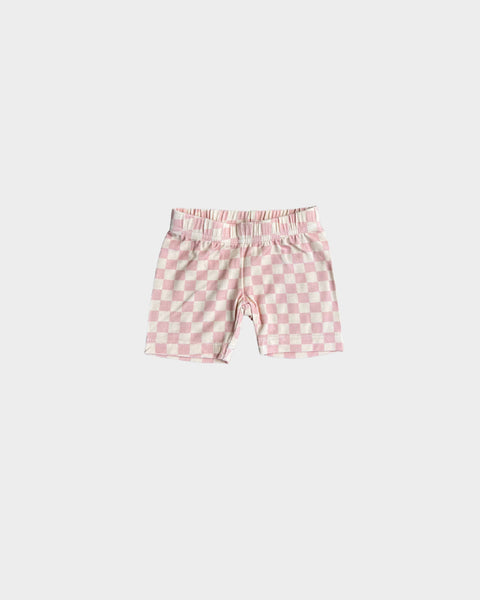 Girls Biker Shorts- Pink Lemonade
