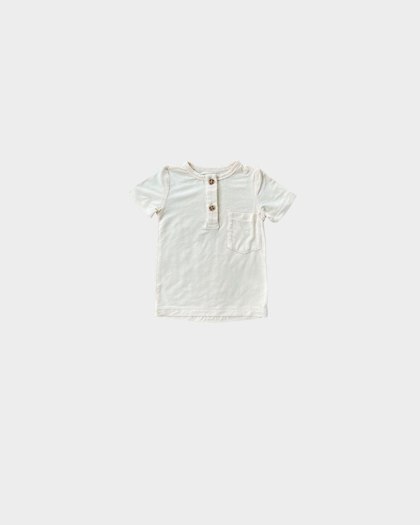 Boys Short Sleeve Henley Shirt