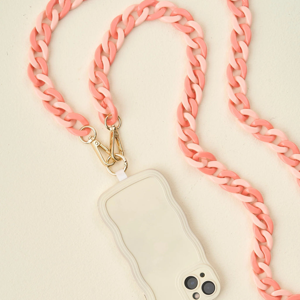 Duo Rose Hold the Phone Crossbody Chain