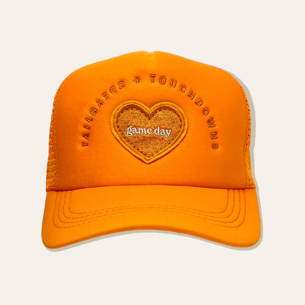 Game Day Trucker Hat- Orange