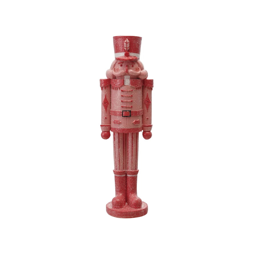 Glitter Nutcracker Pink & Red