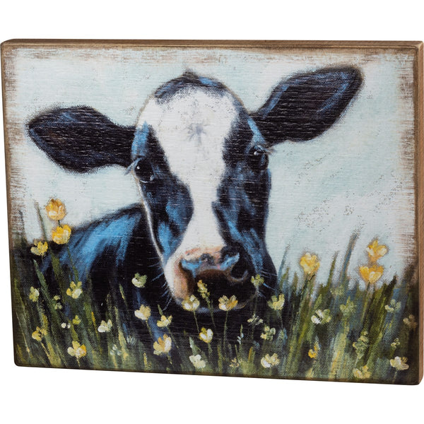 Box Sign - Cow