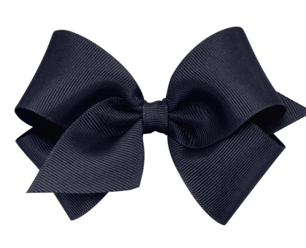 Mini King Classic Grosgrain Hair Bow (Plain Wrap)
