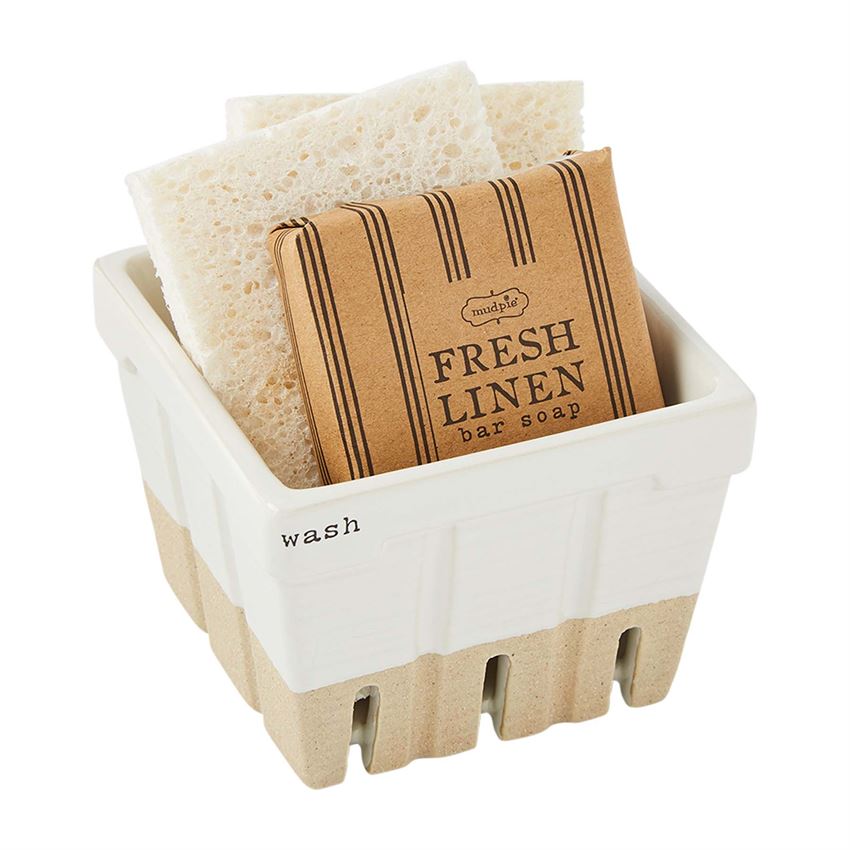 WASH SOAP & SPONGE BASKET