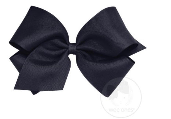 King Classic Grosgrain Hair Bow (Plain Wrap)