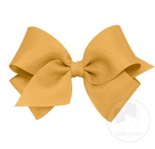 King Classic Grosgrain Hair Bow (Plain Wrap)