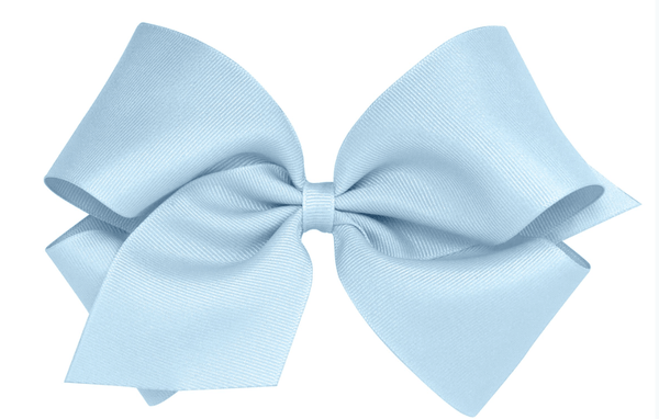 Mini King Classic Grosgrain Hair Bow (Plain Wrap)