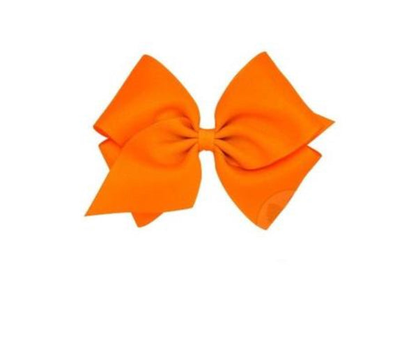 Mini King Classic Grosgrain Hair Bow (Plain Wrap)