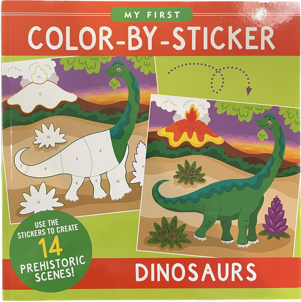 My First Color By Sticker Dinosaurs
