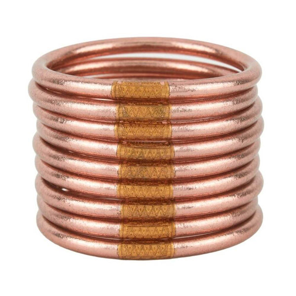 BudhaGirl All Weather Bangles - Rose Gold