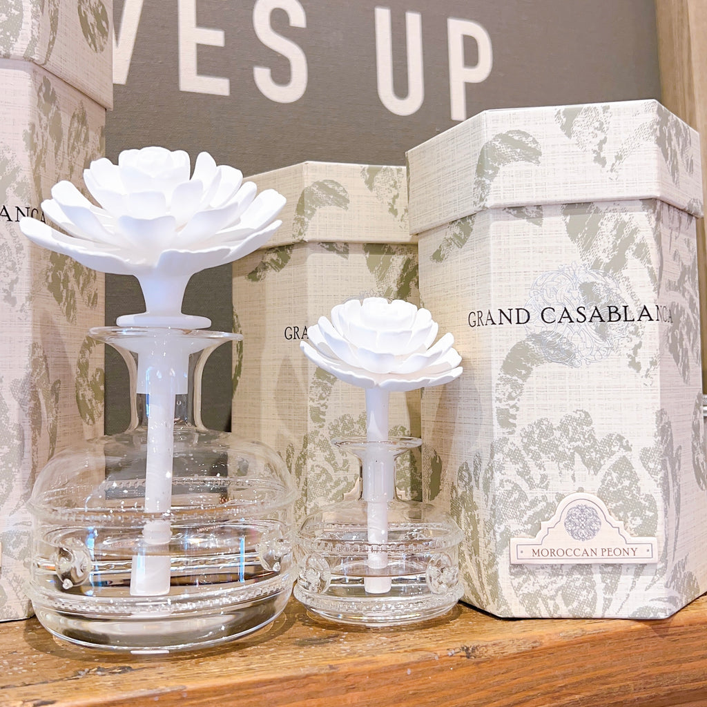 Casablanca Porcelain Diffuser Moroccan Peony (in Mini or Grand)