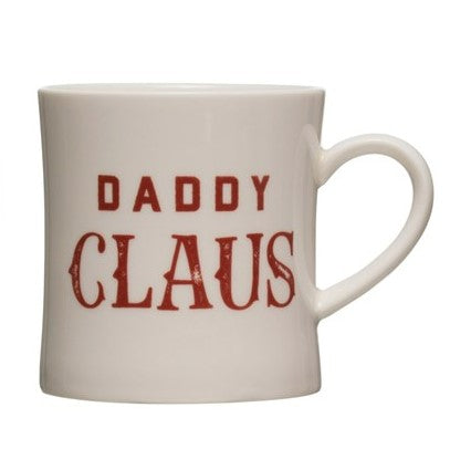 Mommy/Daddy Claus Stoneware Mug