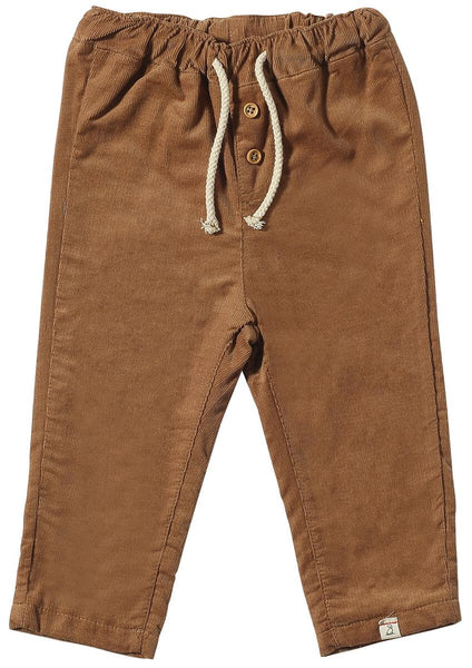 Boys Brown Linear Lined Cords