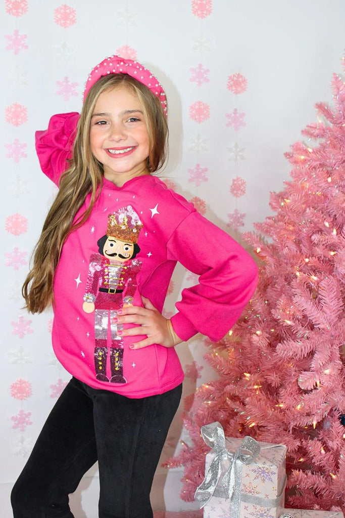 Tween Sequin Nutcracker Sweatshirt