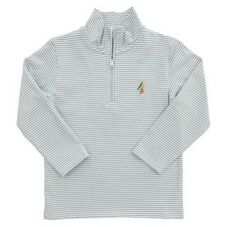 Embroidered Lures 1/4 Zip Stripe Pullover