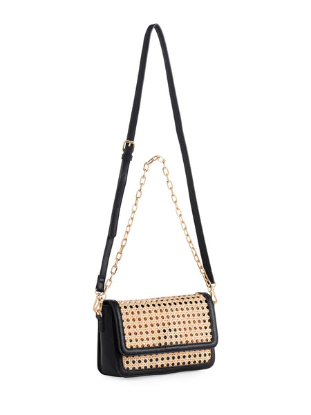 Soleil Shoulder Bag-Black