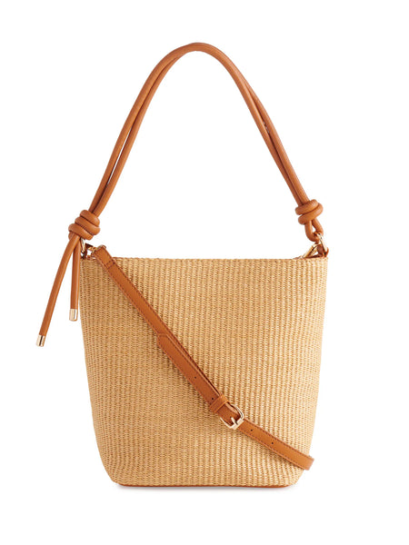 Clara Bucket Bag-Natural