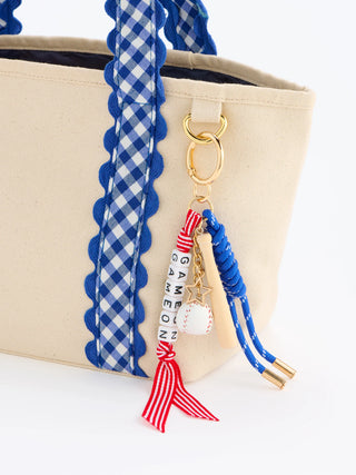 Game On Baseball Bag Charm
