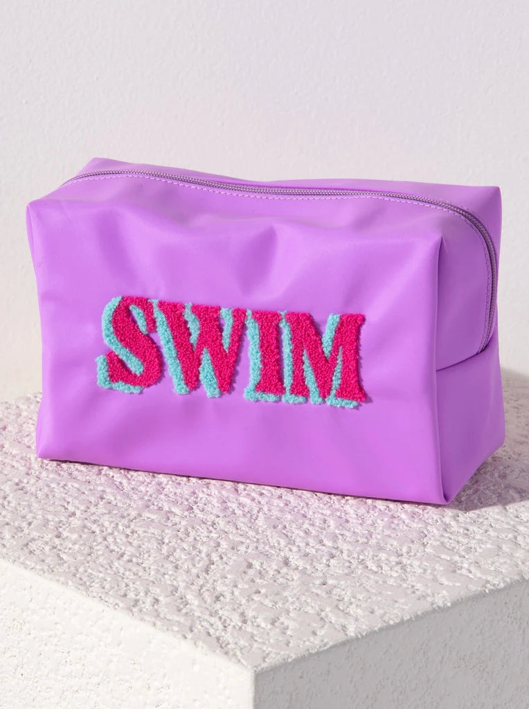 Joy Swim Zip Pouch- Lilac