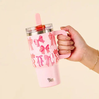 20 oz tumbler Blushing Bows