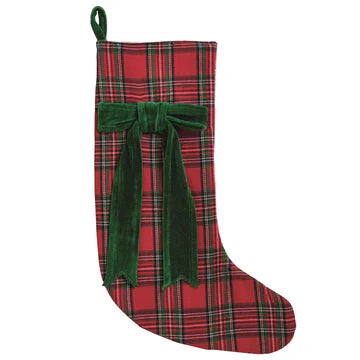 Cuff Toile Christmas Stockings (Assorted Styles)