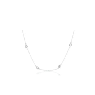 15" Choker Simplicity Chain Sterling - Classic 4MM Sterling