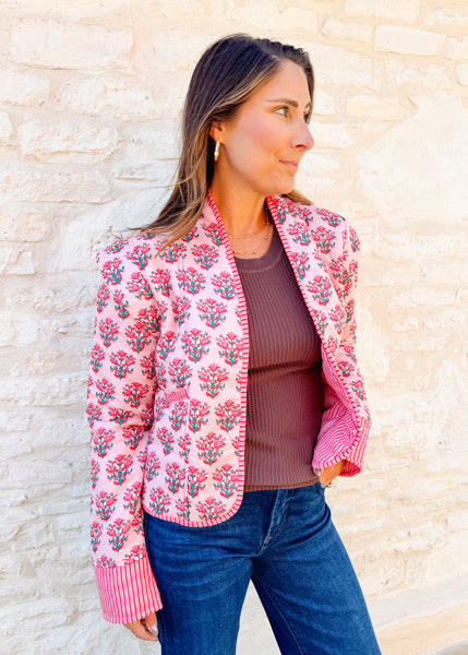Jago Jacket in Bubblegum Pink