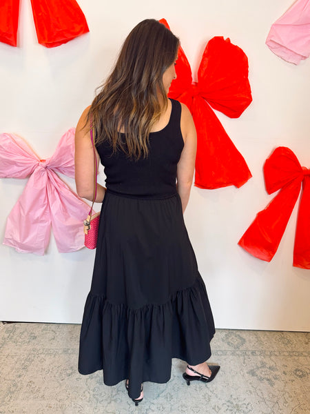 The Perfect Black Midi