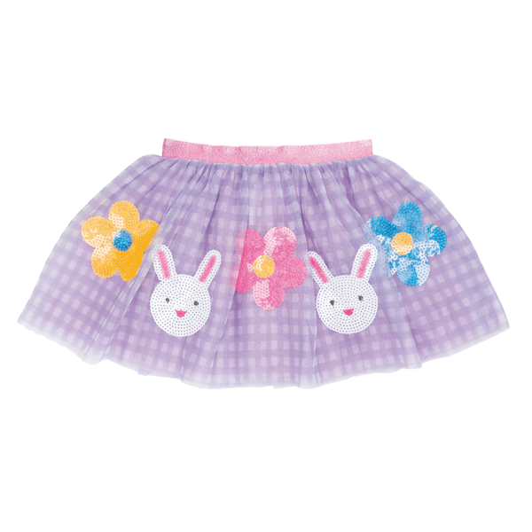Gingham & Sequin Easter Tutu (Lavender or Pink)