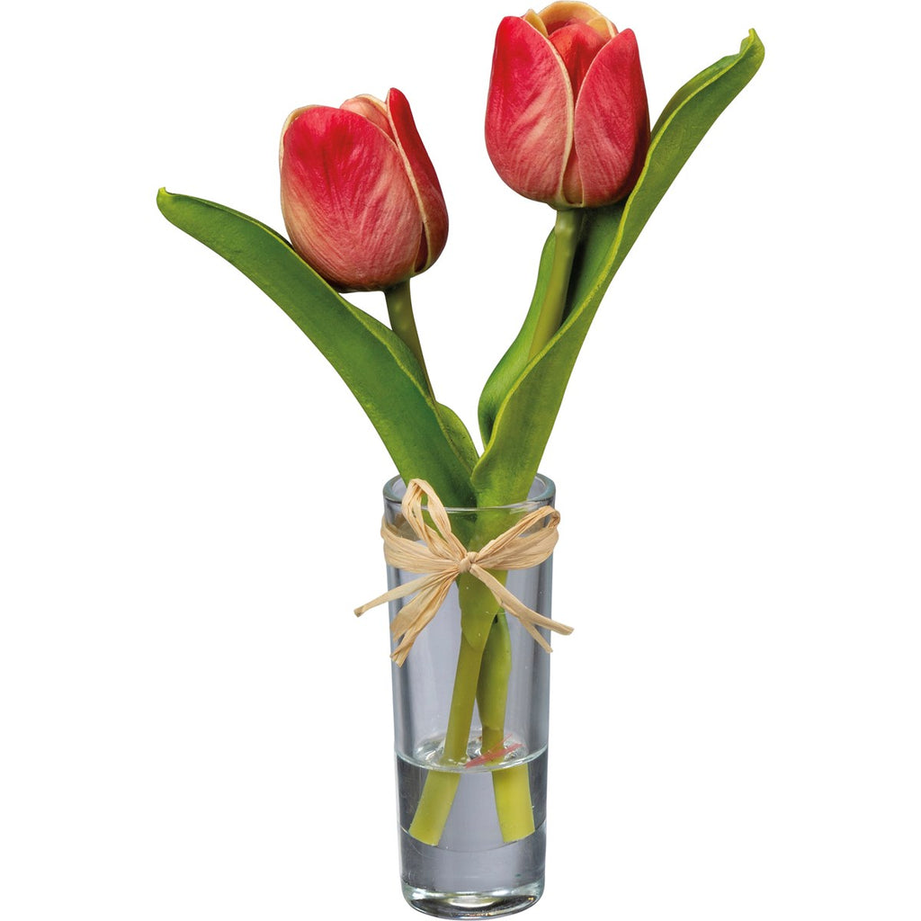 Red Mini Tulip Vase