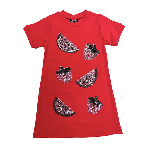 Fruit Salad Applique Dress