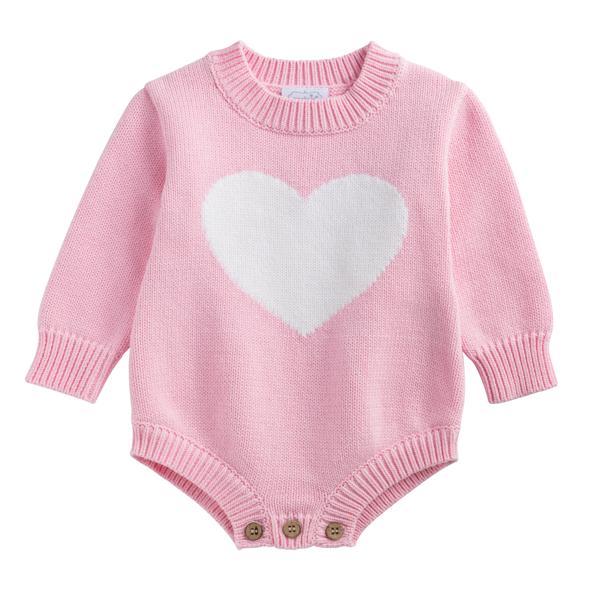 Heart Sweater Bubble in Pink
