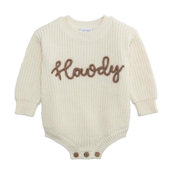 Howdy Chainstitch Sweater Bubble